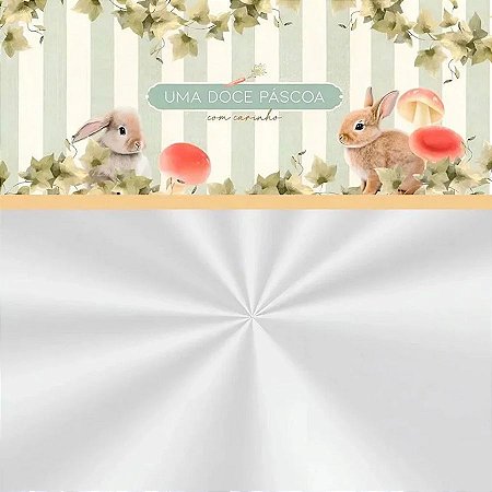 Saco para Cesta Transparente - Coelho Breeze - 60x75cm  - 5 unidades - Cromus - Rizzo