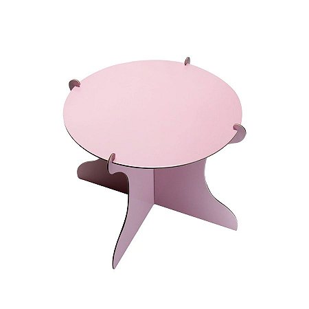 Boleira Desmontável - Rosa Bebê - 1 unidade - Silver Festas - Rizzo