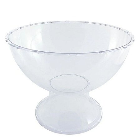 Taça Americana - Acrílico Transparente - 3,2L - 26,5x26,5x22,5cm - 1 unidade - Rizzo