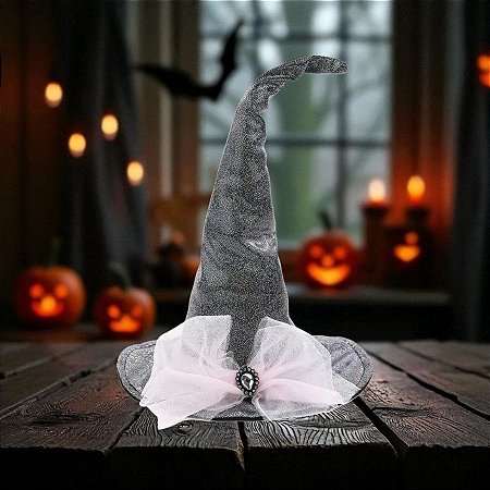 Enfeite Decorativo Halloween - Chapéu Feitiços - Abracadabra - 35,5x22cm - 1 unidade - Cromus - Rizzo