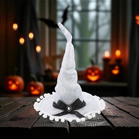 Enfeite Decorativo Halloween - Chapéu Carolaine - Hocus pocus - 35,5x22cm - 1 unidade - Cromus - Rizzo