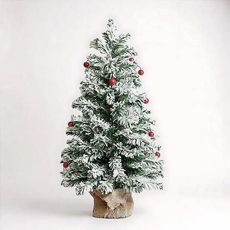 Árvore De Natal De Mesa Nevada - 60cm - Ref. RZO614 - 1 unidades - Rizzo