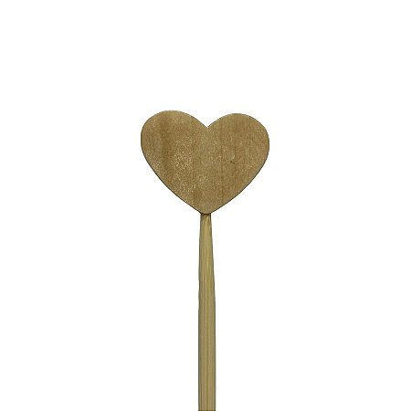 Palito Para Aromatizador - Coração De Madeira - 25cm - 1 unidade - Rizzo