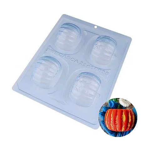 Forma Especial de Acetato - Abóbora M Halloween - Cód 10035 - 3 unidades - BWB - Rizzo