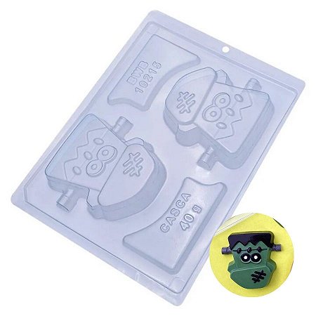 Forma Especial de Acetato - Frank Zombie Halloween - Cód 10215 - 3 unidades - BWB - Rizzo