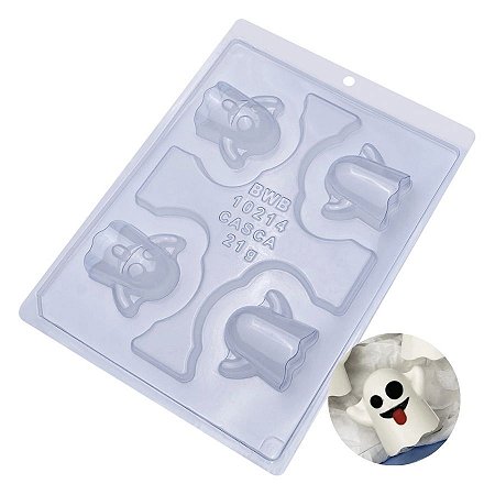 Forma Especial de Acetato - Fantasminha Halloween - Cód 10214 - 3 unidades - BWB - Rizzo