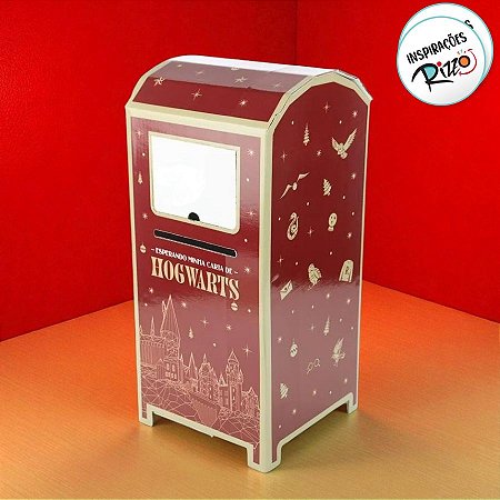 Caixa Decorativa Correio Harry Potter - 41x22cm - 1 unidade - Cromus - Rizzo