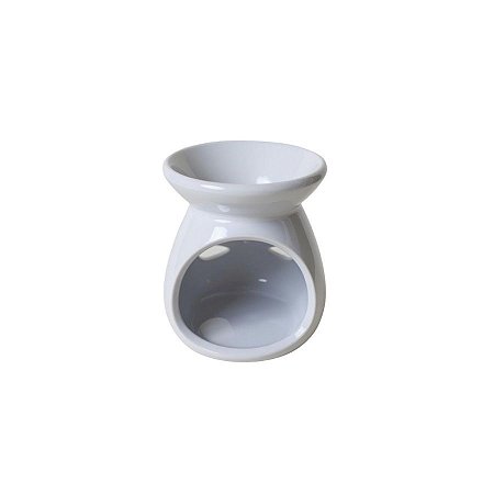 Rechaud Aromatizador de Ambiente - Branco - 7x6,5cm - 1 unidade - Rizzo