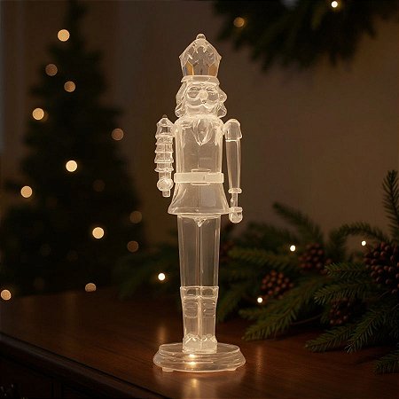 Soldado de Chumbo De Acrílico Com LED cor Quente - 30cm - 1 unidade - Cromus - Rizzo