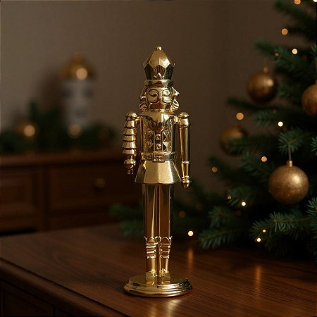 Soldado de Chumbo de Acrílico Dourado - 30cm - 1 unidade - Cromus - Rizzo