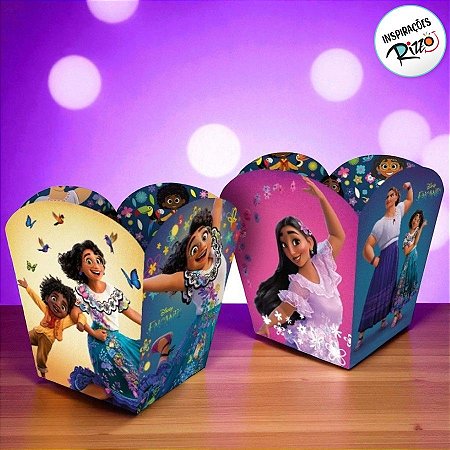 Cachepot de Papel - Encanto - 4 unidades - Disney Original - Rizzo