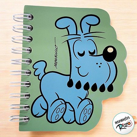 Caderninho de Anotações - Bidu - Turma da Mônica - 60 Folhas - 8x9cm - 1 unidade - Rizzo