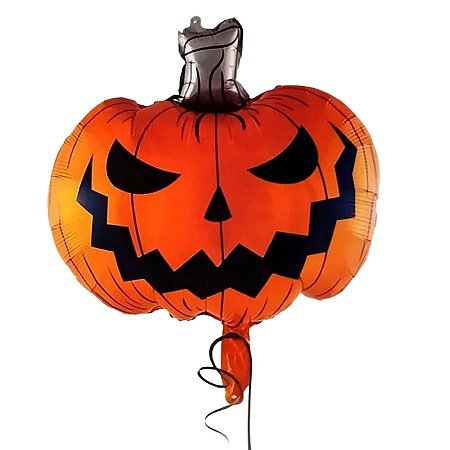 Balão de Festa Microfoil 62x75cm - Abóbora Halloween - 1 unidade - Silver Festas - Rizzo
