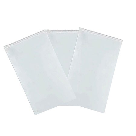 Saco Ziper Transparente - 8x21cm - 100 unidades - Rizzo