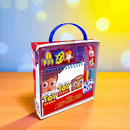 Kit Para Colorir Caixinha Divertida - Toy Story - 10 Itens - 1 unidade - Disney Original - Rizzo