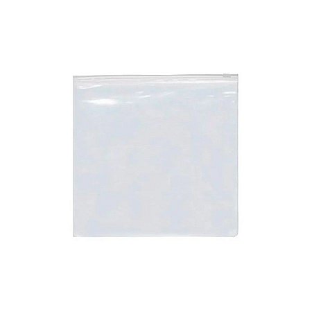 Saco Trilho Zip Transparente - 15x23cm - 50 unidades - Rizzo