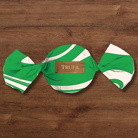 Papel Trufa 14,5x15,5cm - Duna Verde - 100 unidades - Cromus - Rizzo