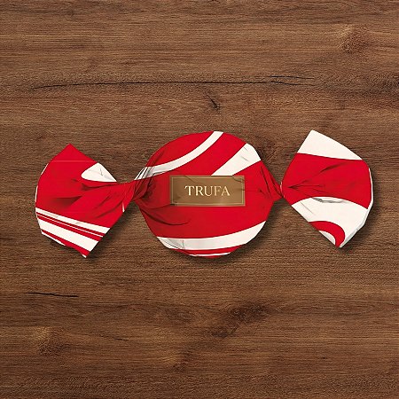 Papel Trufa 14,5x15,5cm - Duna Vermelho - 100 unidades - Cromus - Rizzo