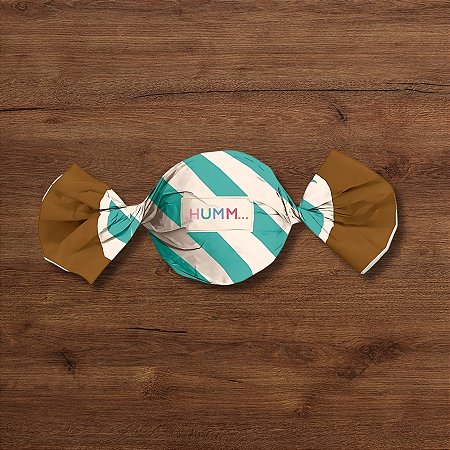 Papel Trufa 14,5x15,5cm - Top Color Turquesa - 100 unidades - Cromus - Rizzo