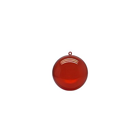Bola de Acrílico Vermelho - 6,5cm - 10 unidades - Rizzo