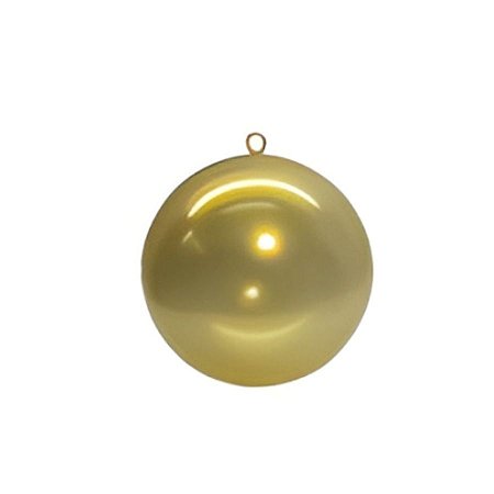 Bola de Acrílico Dourado Transparente - 20cm - 1 unidade - Rizzo
