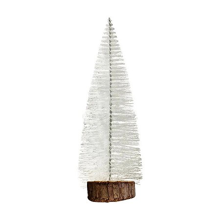 Mini Árvore de Natal Grande - Branca - 20cm - 1 unidade - Rizzo