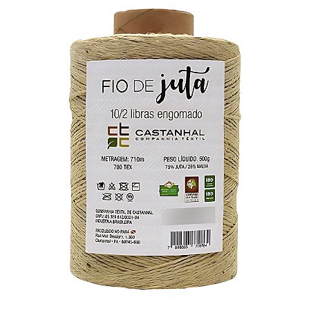Fio de Juta Natural - 716m - 1 unidade - Rizzo