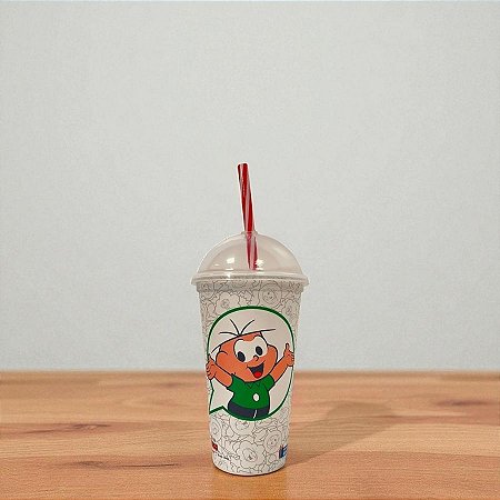 Copo Shake Para Colorir Turma da Monica - Cebolinha - 500ml  - 1 unidade - Plasútil - Rizzo