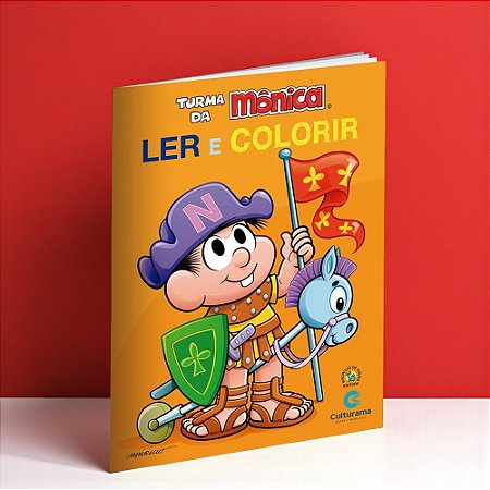 Livro Ler e Colorir - Chico Bento - Turma da Mônica - 27x20cm - 1 unidade - Culturama - Rizzo
