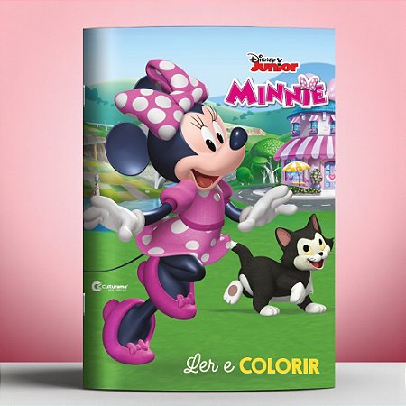 Livro Ler e Colorir - Minnie Mouse - 1 unidade - Disney Original - Rizzo