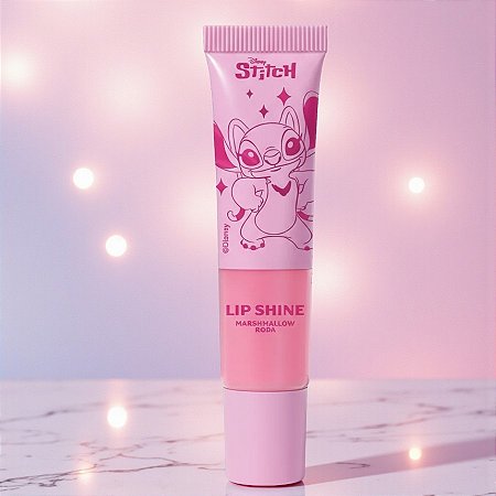 Lip Shine - Angel - Marshmallow Rosa - 8g - 1 unidade - Disney Original - Rizzo