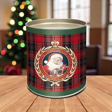 Lata para Panetone Rígida - Tradição - 500g - 1 unidade - Cromus - Rizzo