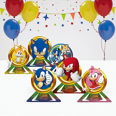 Decoração de Mesa - Sonic - 19x20x4,5cm - 6 unidades - Regina - Rizzo
