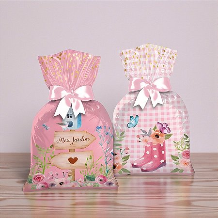 Sacola Plástica - Meu Jardim - 14x27cm - 8 unidades - Regina - Rizzo