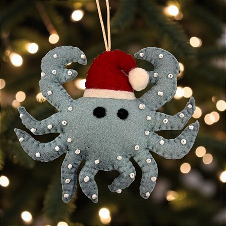 Enfeite Para Pendurar de Natal - Carangueijo Azul - 11cm - 1 unidade - Cromus - Rizzo