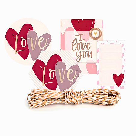 Kit Fechamento Para Presentes - Passione - 1 unidade - Cromus - Rizzo