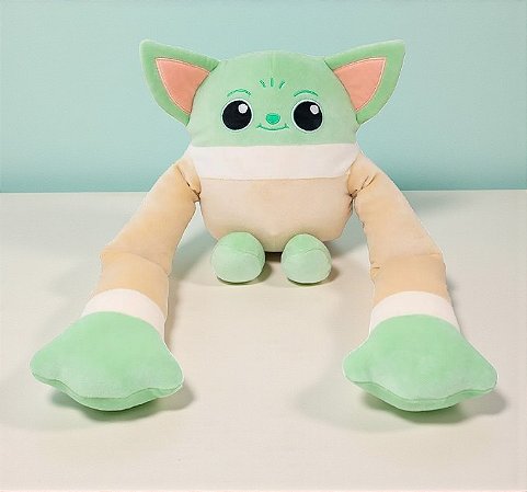 Pelúcia Grogu Abraço - Star Wars -  55cm - 1 unidade - Disney Original - Rizzo