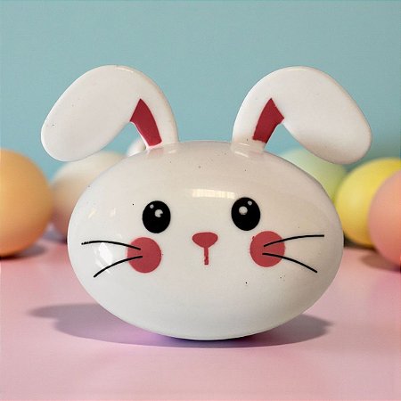 Ovinhos de Plástico - Coelho Fofo - 6x7,5cm - 1 unidade - Cromus - Rizzo