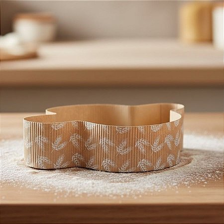 Forma Colomba Pascal Forneável - Cevada Branca - 300g - 10 unidades - Rizzo