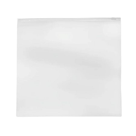 Saco Trilho Zip Transparente - 20x20cm - 50 unidades - Rizzo