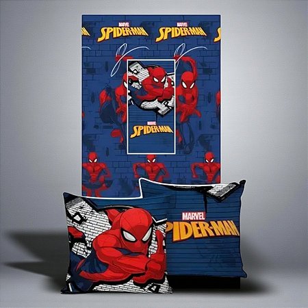 Manta Almofada 2 em 1 - Homem Aranha - 1 unidade - Disney Original - Rizzo
