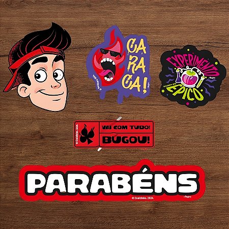 Decoração de Bolo - Enaldinho - 20x20cm - 5 unidades - Regina - Rizzo