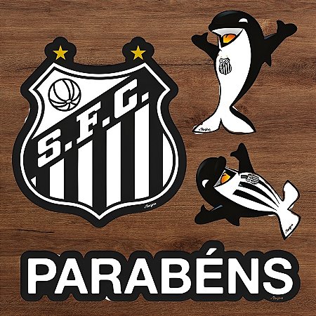 Decoração de Bolo - Santos - 19x21,5cm - 6 unidades - Regina - Rizzo