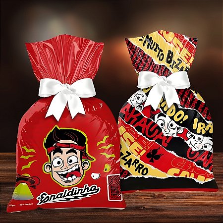 Sacola Plástica - Enaldinho - 14x27cm - 8 unidades - Regina - Rizzo