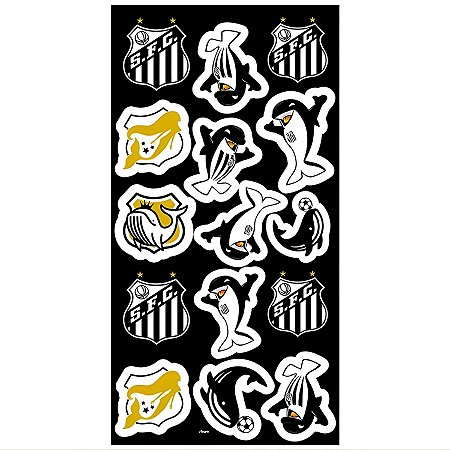 Adesivo Decorativo - Santos - 4,5x6cm - 15 unidades - Regina - Rizzo