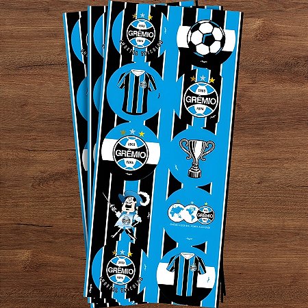 Adesivo Redondo - Grêmio - 4x4cm - 30 unidades - Regina - Rizzo