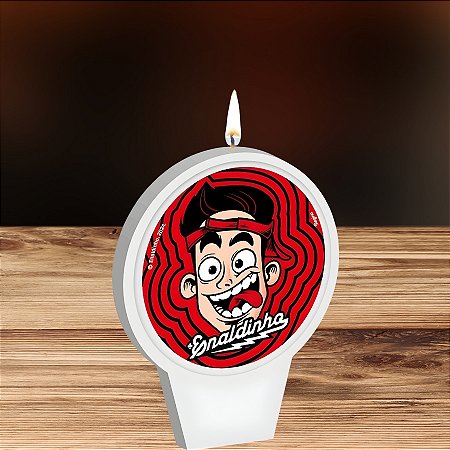 Vela Plana - Enaldinho - 7x8,5cm - 1 unidade - Regina - Rizzo