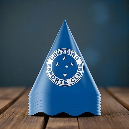 Chapéu de Aniversário - Cruzeiro - 16x13cm - 8 unidades - Regina - Rizzo