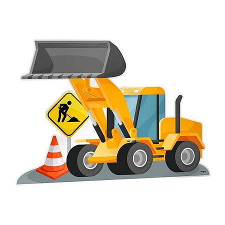 Decoração de Chão - Construção - 64,5x47cm - 1 unidade - Regina - Rizzo