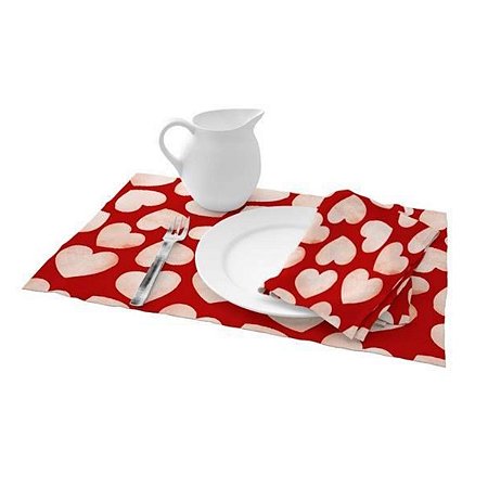 Jogo Americano - Amore - 40x30cm - 2 unidades - Regina - Rizzo